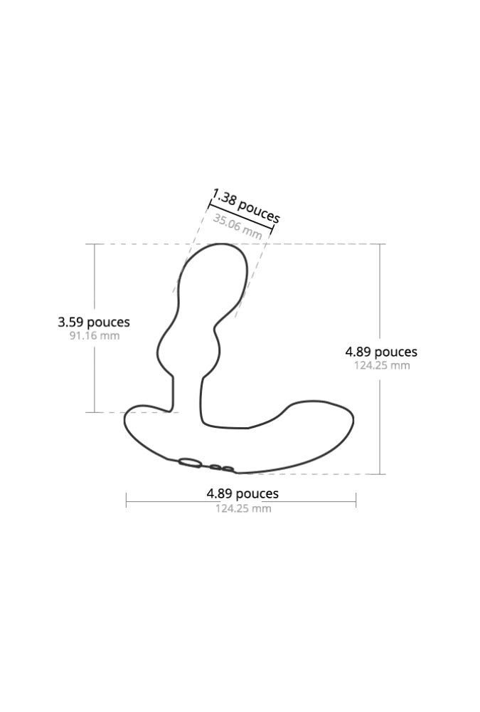 Connected prostate and perineum stimulator - Edge 2