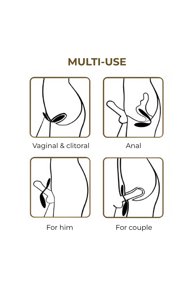 Multifunction vibrator - Multi Joy