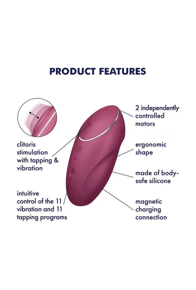 Tapping Clitoral Stimulator - Tap & Climax 1