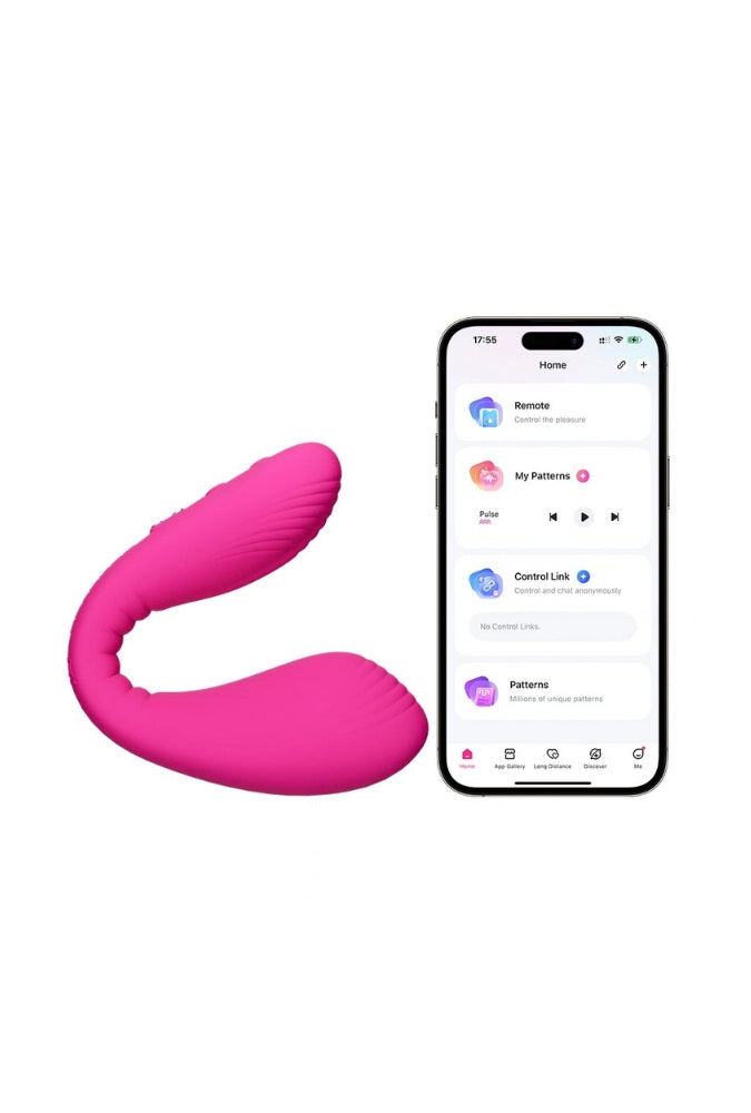 App-connected dual-stimulation vibrator – Dolce