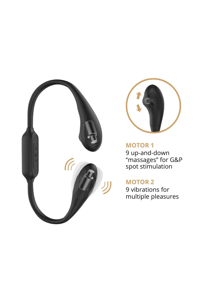 Vibratore a doppia stimolazione - Dual Explorer