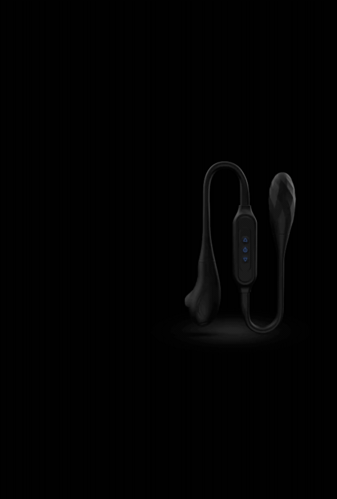 Vibratore a doppia stimolazione - Dual Explorer