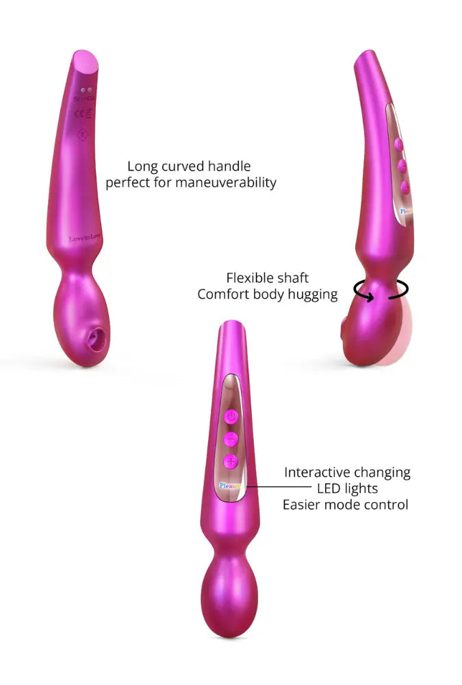 Wand y estimulador clitoriano - Pleaser