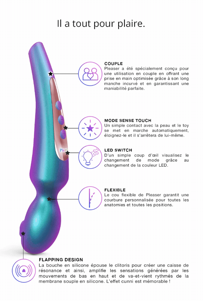 Wand y estimulador clitoriano - Pleaser