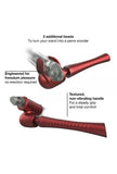 Powerful Wand with 2 Interchangeable Heads - Man Wand EDGY - Manwan