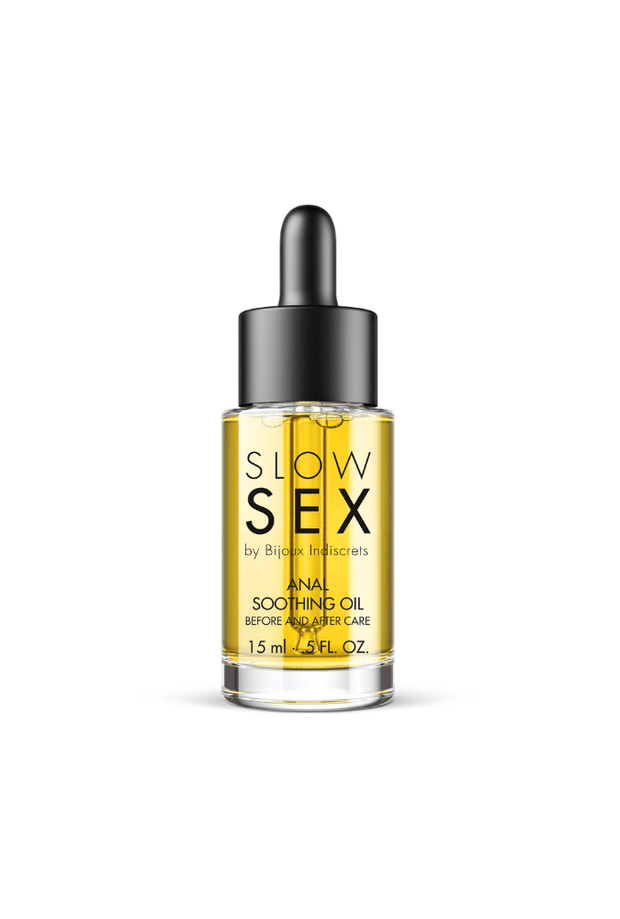Aceite calmante anal - Slow Sex cuidado antes y after care
