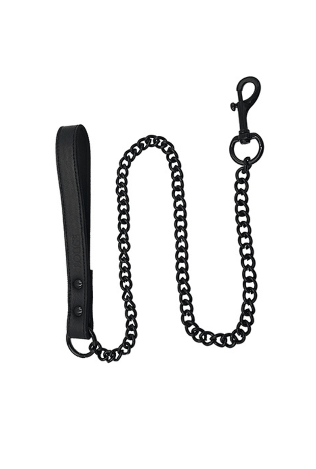 Laisse Élégante avec Chaine - Cuir