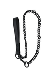 Elegant Lead with Chain - Leather