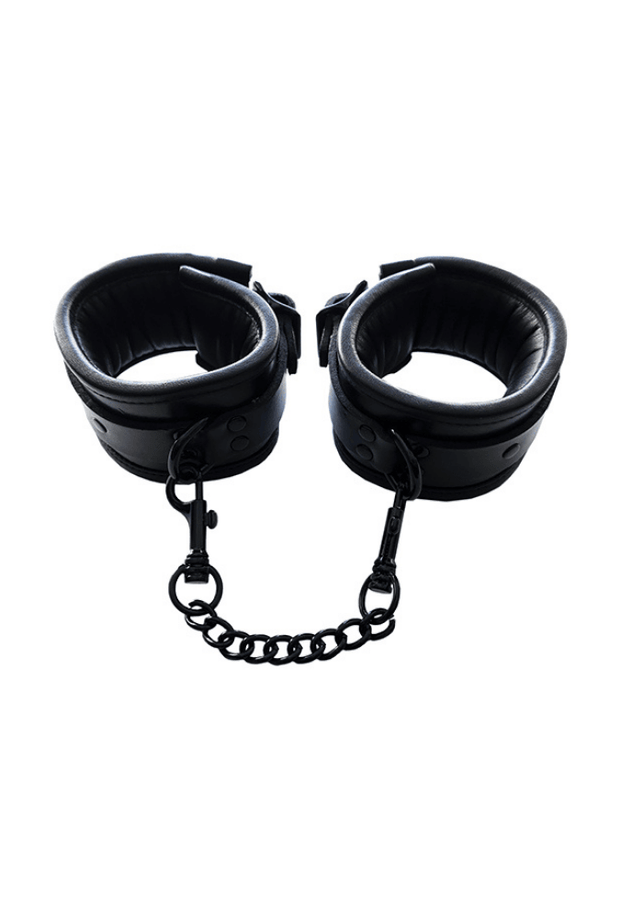 Manette per Caviglie Imbottite - Cuoio