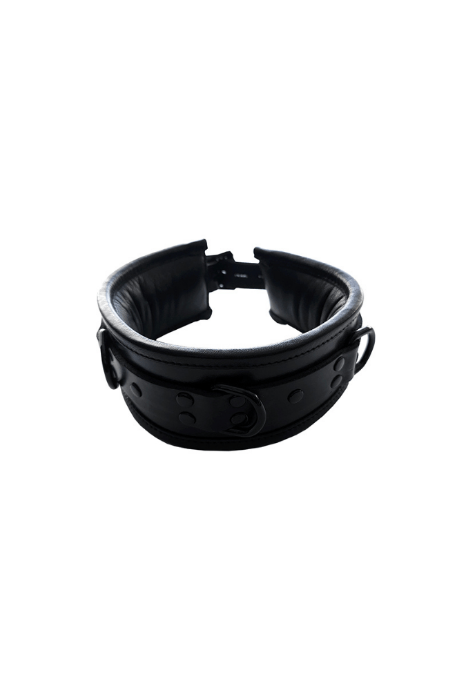 Premium Padded Submission Collar - Leather
