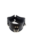 Lockable Posture Collar with D-Rings - Leather