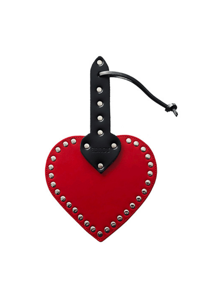 Paddle BDSM Coeur - Cuir