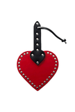 Paddle BDSM Coeur - Cuir