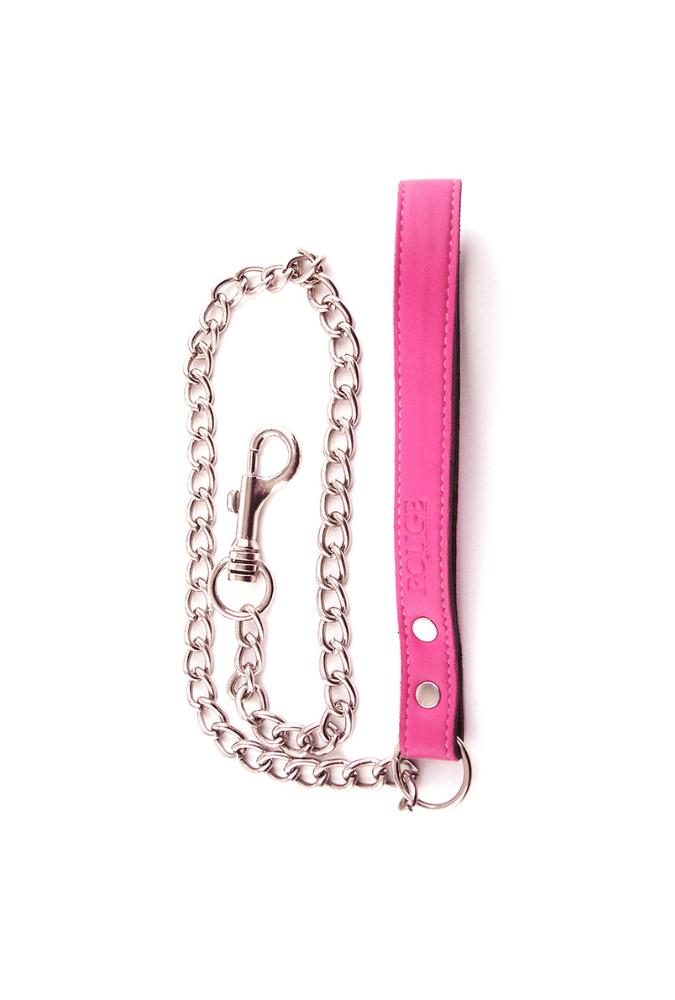 Lead with Chain - Leather