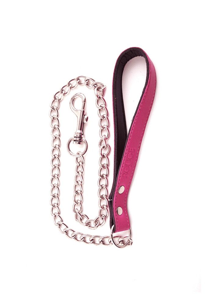 Lead with Chain - Leather