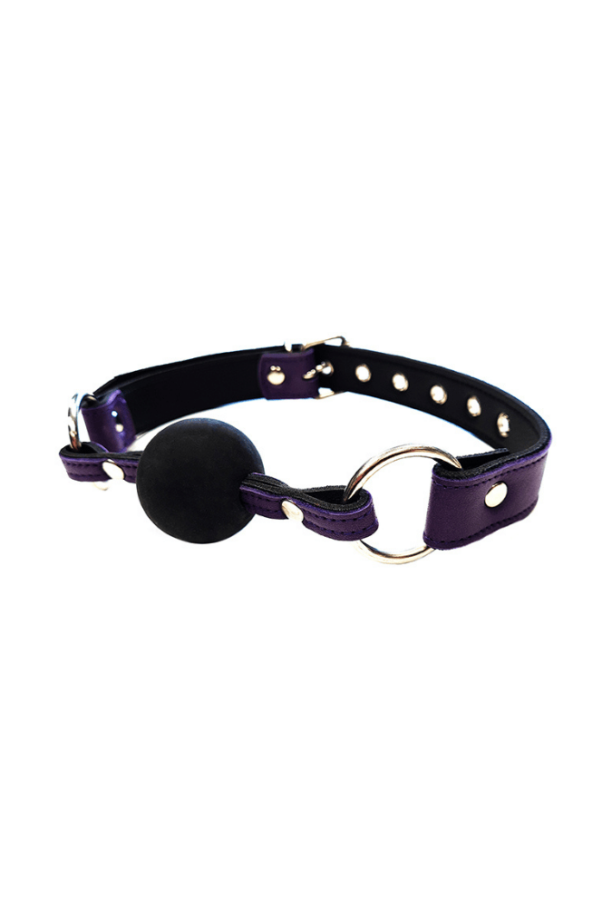Verstellbarer Ballknebel - Leder
