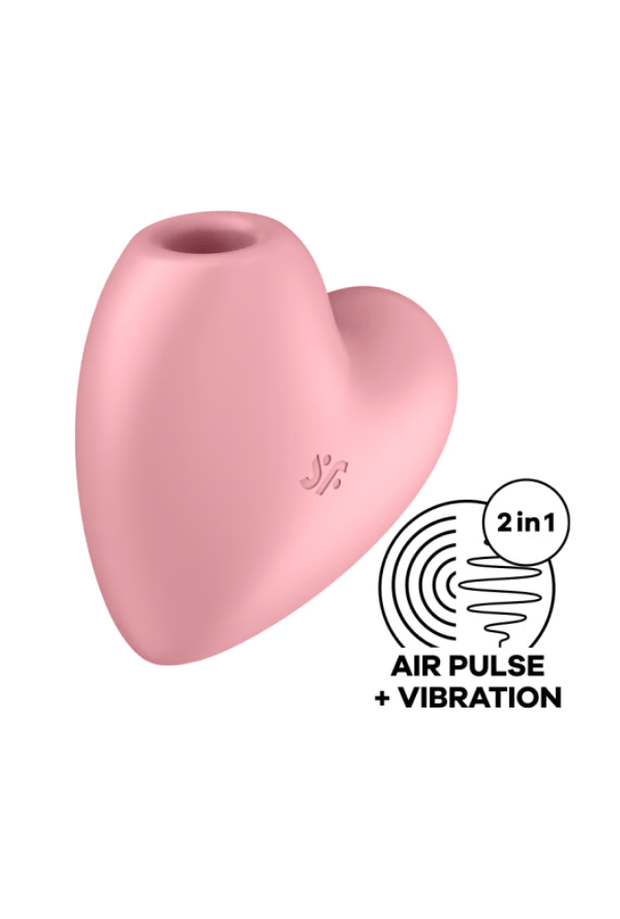Klitoris-Stimulator Air Pulse & Vibrationen - Cutie Heart
