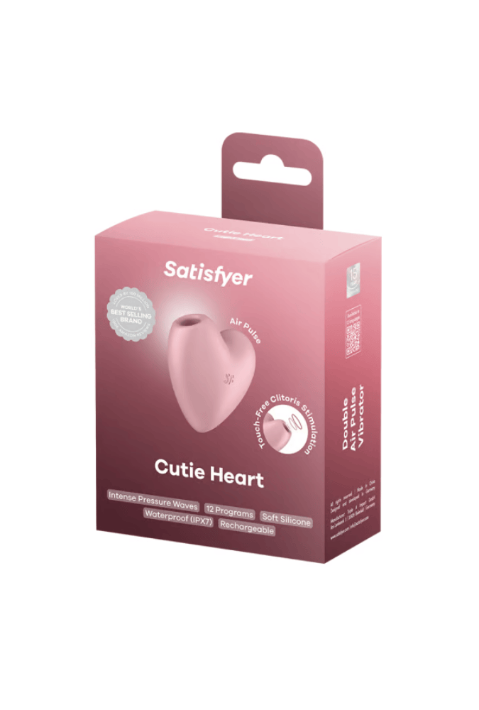 Air Pulse & Vibration Clitoral Stimulator - Cutie Heart