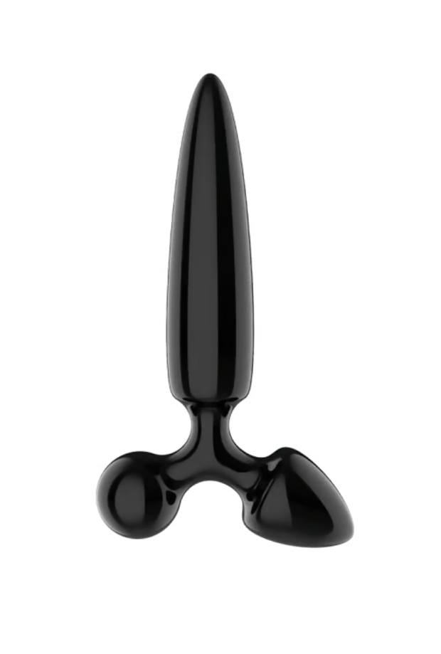 Glasdildo Plug - Triple Crystal 1