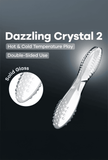 Double-Ended Glass Dildo - Dazzling Crystal 2