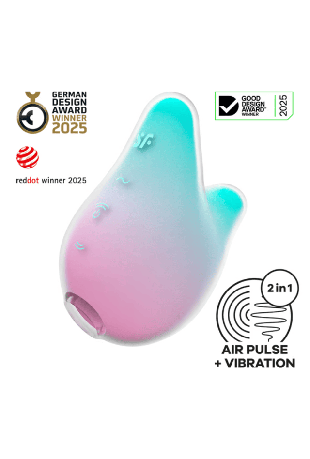 Stimulateur Clitoridien Air Pulsé & Vibrations - Mermaid Vibes