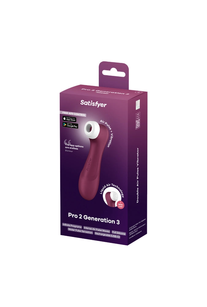 Stimolatore clitorideo air pulse connesso - Pro 2 Generation 3 Connect App