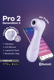 Stimulateur clitoridien air pulse connecté - Pro 2 Generation 3 Connect App