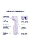 Stimulateur clitoridien air pulse connecté - Pro 2 Generation 3 Connect App