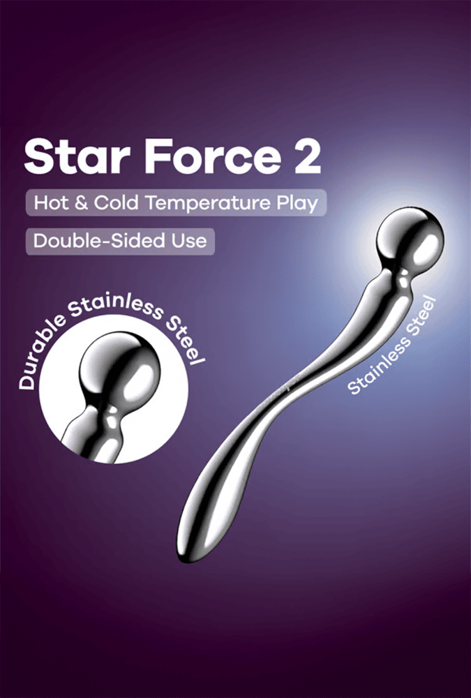 Double-Ended Steel Dildo - Star Force 2
