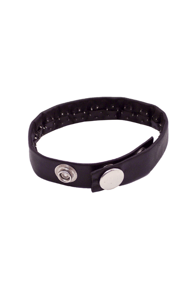 Cockring a punte - Cuoio