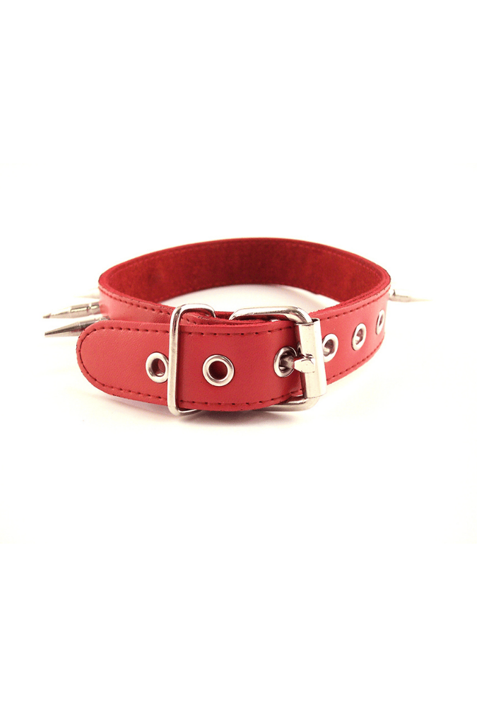 Spiked Submission Collar - Leather