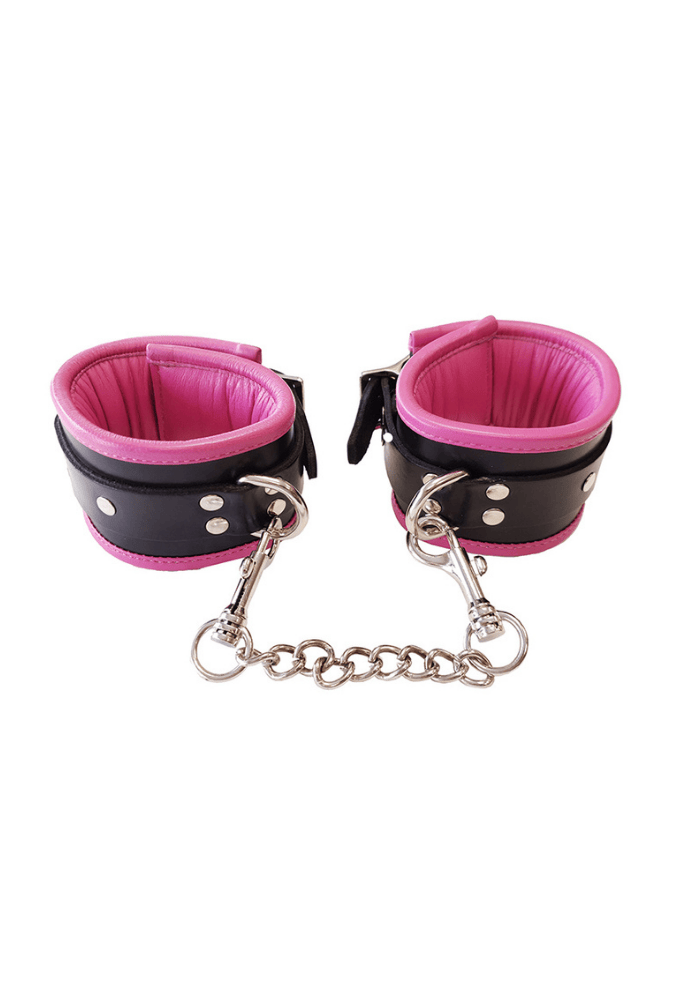 Padded Ankle Cuffs - Leather