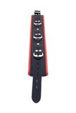 Padded Submission Collar 3 Rings - Leather