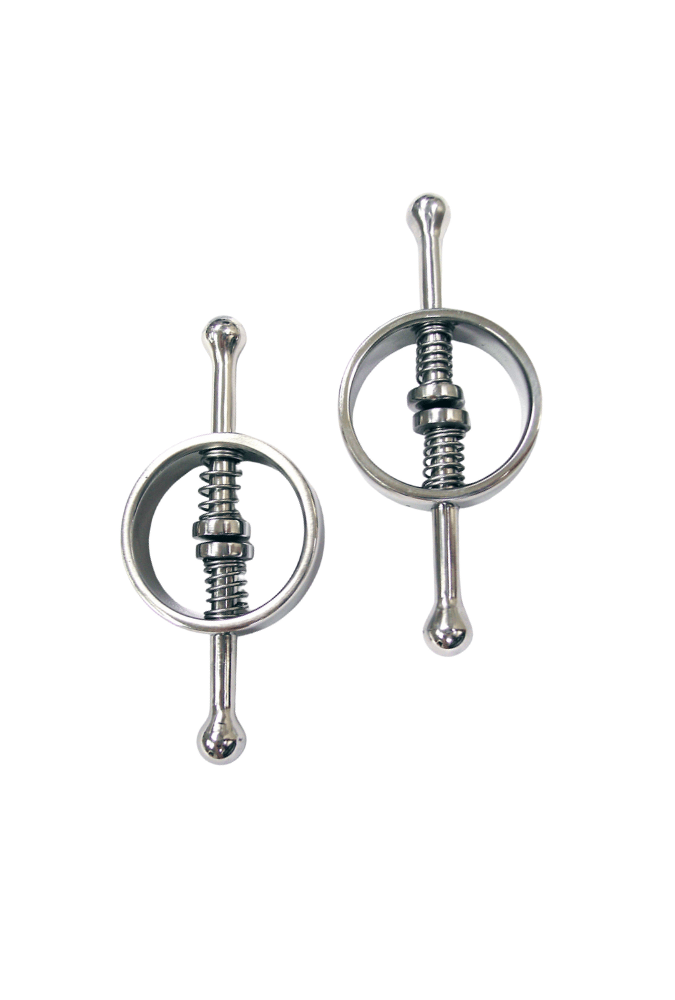 Adjustable Spring Nipple Clamps - Steel