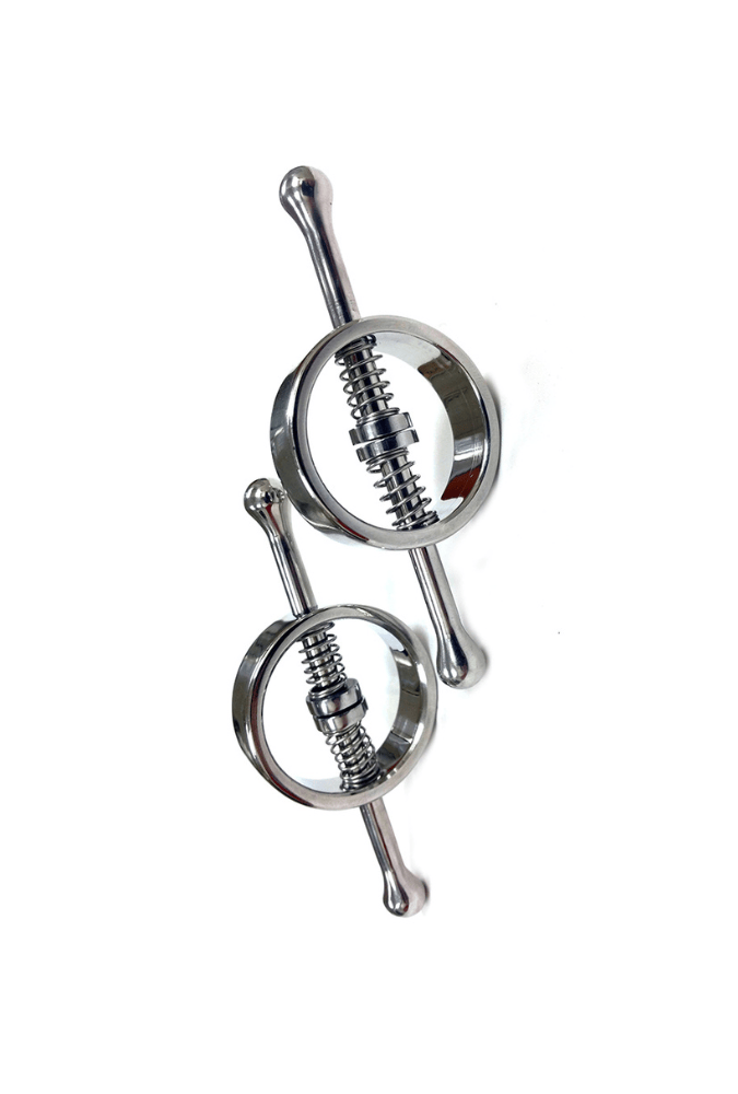 Adjustable Spring Nipple Clamps - Steel