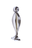 Fish Tail Anal Plug with Jewel - Steel