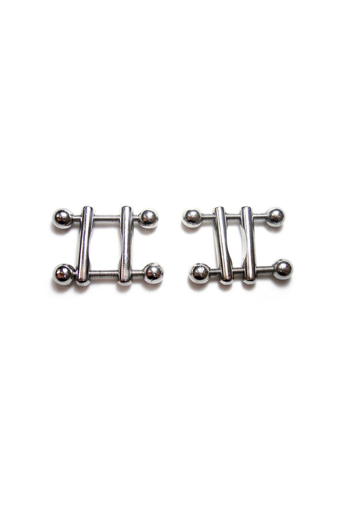 Adjustable Nipple Clamps with Ball-Tip Ends - Steel