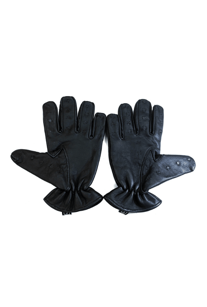 Gant Vampire avec picots - Cuir