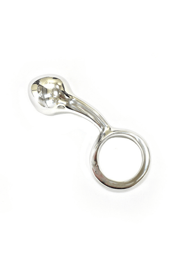 Plug Anal con Anillo de Extracción - Acero