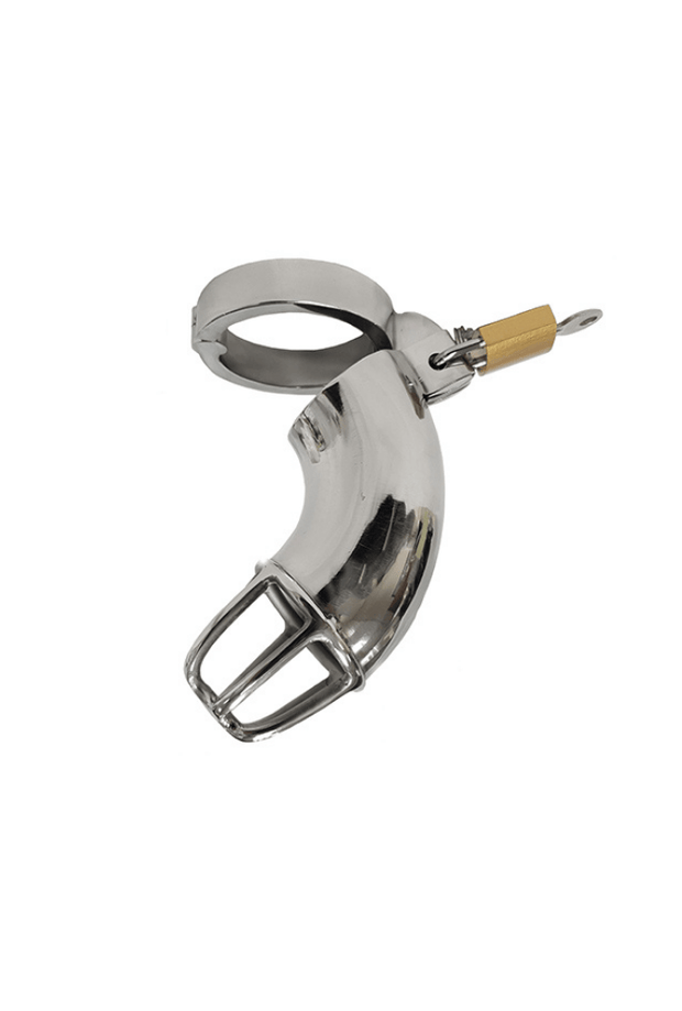 Cage de Chasteté Pleine avec Cadenas - Acier
