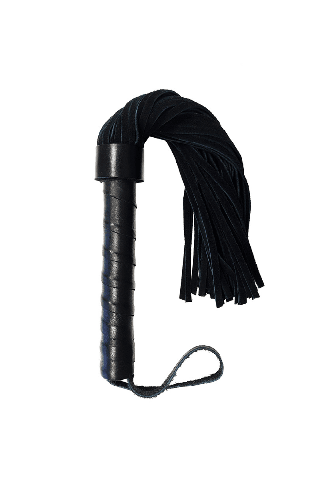 Short Suede Flogger - Leather Handle