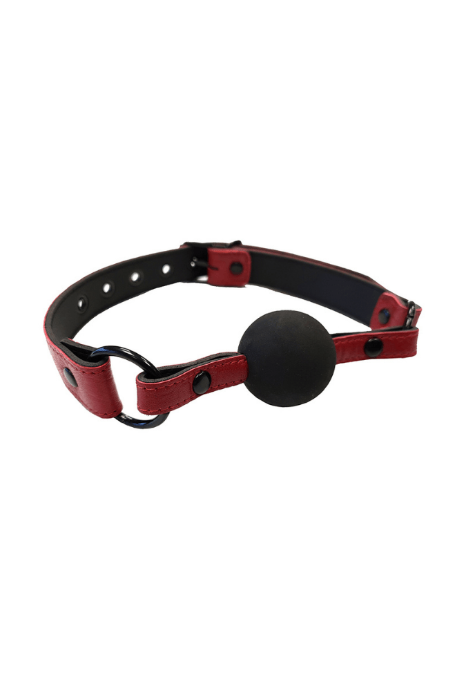 Leder-Ballknebel - Anaconda