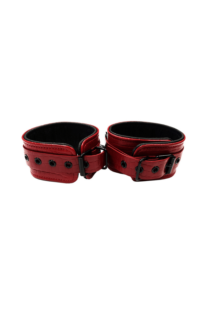 Ankle Cuffs Leather - Anaconda