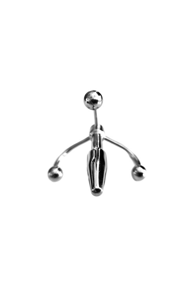 Crown Urethral Plug - Steel