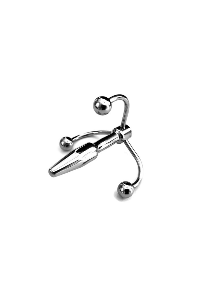 Crown Urethral Plug - Steel