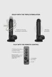 Dildo - Realistic Rotating & Vibrating Remote-Controlled