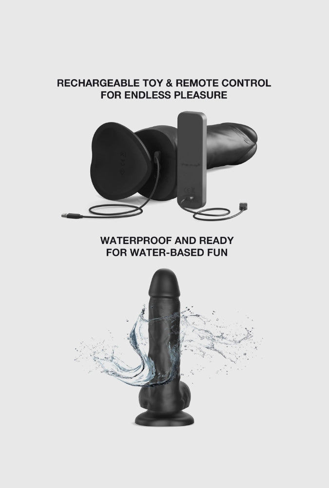 Dildo - Realistic Rotating & Vibrating Remote-Controlled