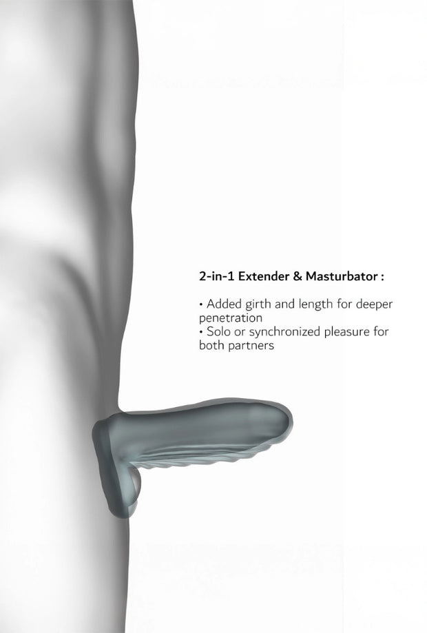 Masturbatore e guaina 2 in 1 - Ryzer Max