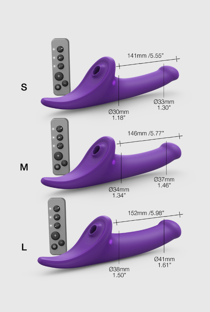 Dildo Semi-Réaliste Télécommandé - Multi Orgasm