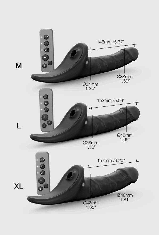 Realistic Remote-Controlled Dildo - Multi Orgasm